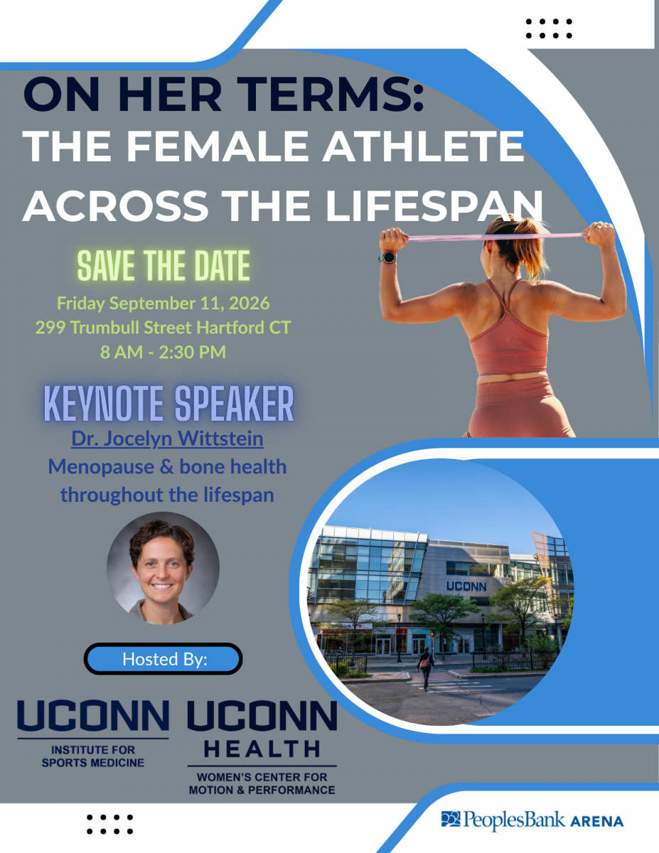 Save the date for annual institute for sports medicine and womens center for motion and performance symposium